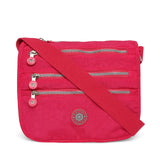 BAOMI CRINKLE SHOULDER BAG Range Fuchsia Red Soft One Size Shoulder Bag