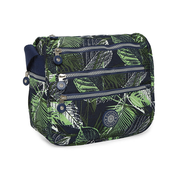 BAOMI CRINKLE SHOULDER BAG Range Blue & Green Soft One Size Shoulder Bag