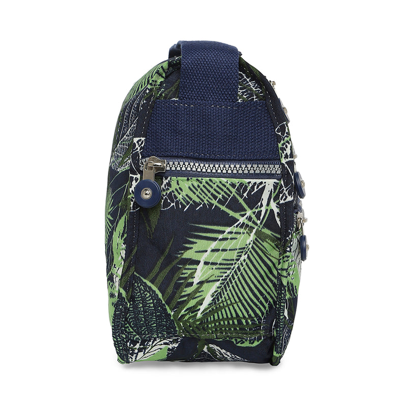 BAOMI CRINKLE SHOULDER BAG Range Blue & Green Soft One Size Shoulder Bag