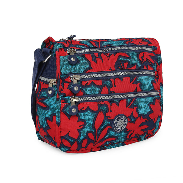 BAOMI CRINKLE SHOULDER BAG Range Red & Green Soft One Size Shoulder Bag