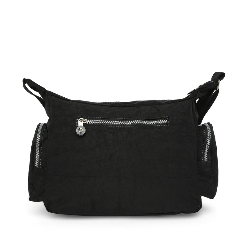 BAOMI CRINKLE SHOULDER BAG Range Black Soft One Size Shoulder Bag