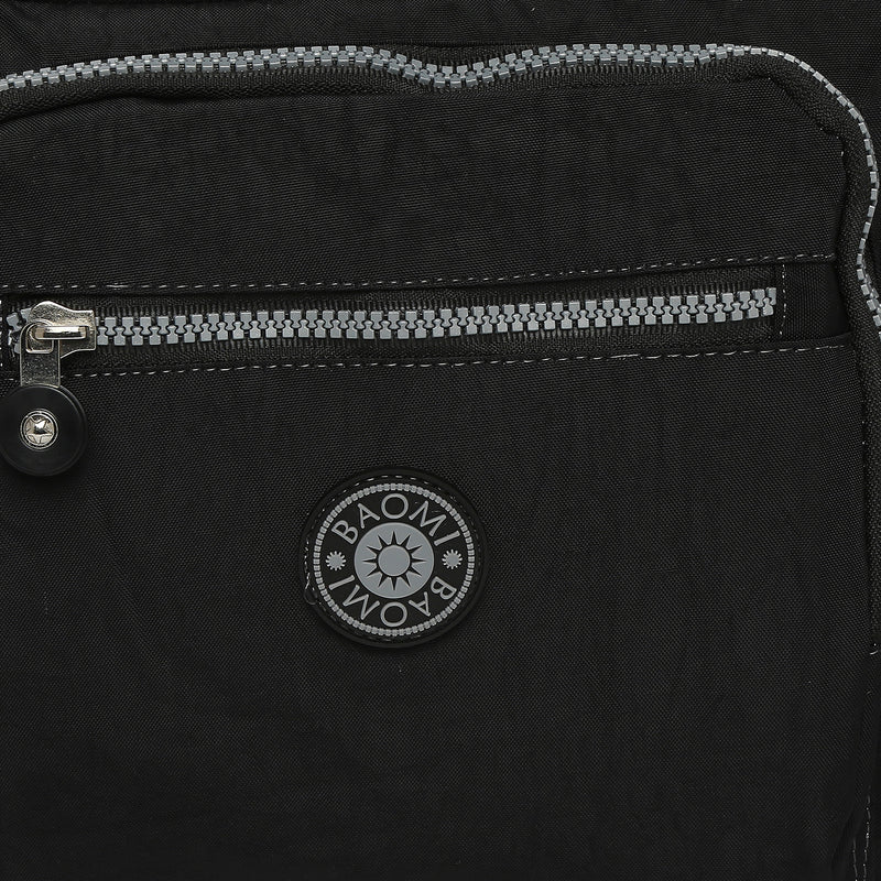 BAOMI CRINKLE SHOULDER BAG Range Black Soft One Size Shoulder Bag