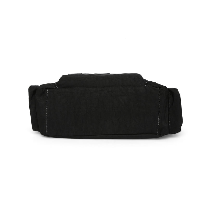 BAOMI CRINKLE SHOULDER BAG Range Black Soft One Size Shoulder Bag