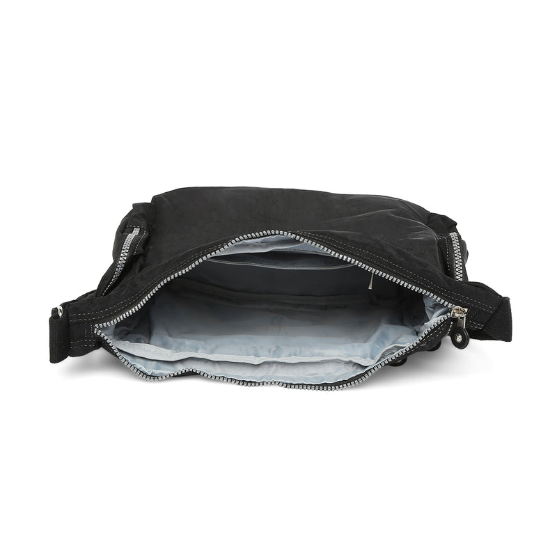 BAOMI CRINKLE SHOULDER BAG Range Black Soft One Size Shoulder Bag