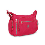 BAOMI CRINKLE SHOULDER BAG Range Fuchsia Red Soft One Size Shoulder Bag