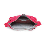 BAOMI CRINKLE SHOULDER BAG Range Fuchsia Red Soft One Size Shoulder Bag