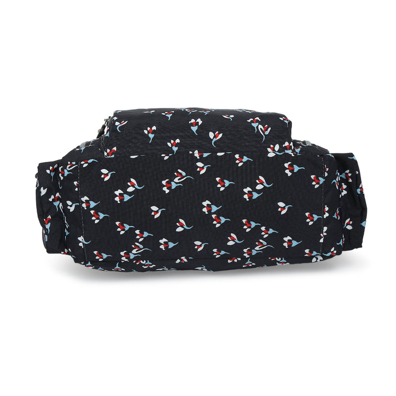 BAOMI CRINKLE SHOULDER BAG Range Black Floral Soft One Size Shoulder Bag
