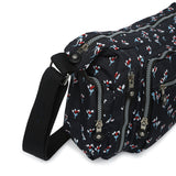 BAOMI CRINKLE SHOULDER BAG Range Black Floral Soft One Size Shoulder Bag