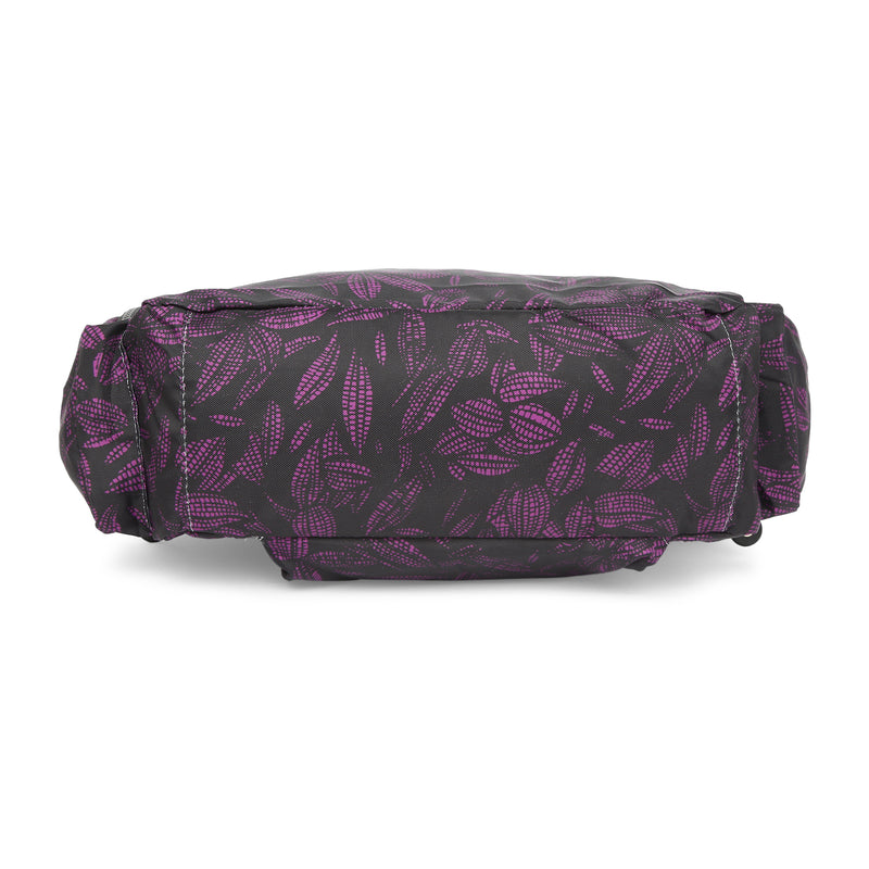 BAOMI CRINKLE SHOULDER BAG Range Black & Purple Soft One Size Shoulder Bag
