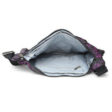 BAOMI CRINKLE SHOULDER BAG Range Black & Purple Soft One Size Shoulder Bag