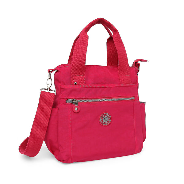 BAOMI CRINKLE SHOULDER BAG Range Fuchsia Red Soft One Size Shoulder Bag