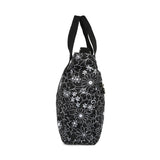 BAOMI CRINKLE SHOULDER BAG Range Black & White Floral Soft One Size Shoulder Bag
