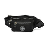 BAOMI CRINKLE WAIST BAG Range Black Soft One Size Waist Bag