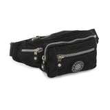 BAOMI CRINKLE WAIST BAG Range Black Soft One Size Waist Bag