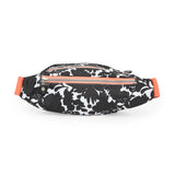 BAOMI CRINKLE WAIST BAG Range Black & Peach Soft One Size Waist Bag