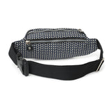 BAOMI CRINKLE WAIST BAG Range Black & White Soft One Size Waist Bag