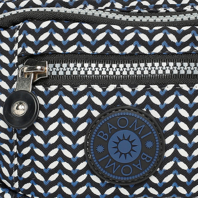 BAOMI CRINKLE WAIST BAG Range Black & White Soft One Size Waist Bag