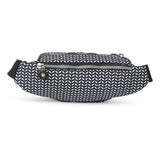 BAOMI CRINKLE WAIST BAG Range Black & White Soft One Size Waist Bag