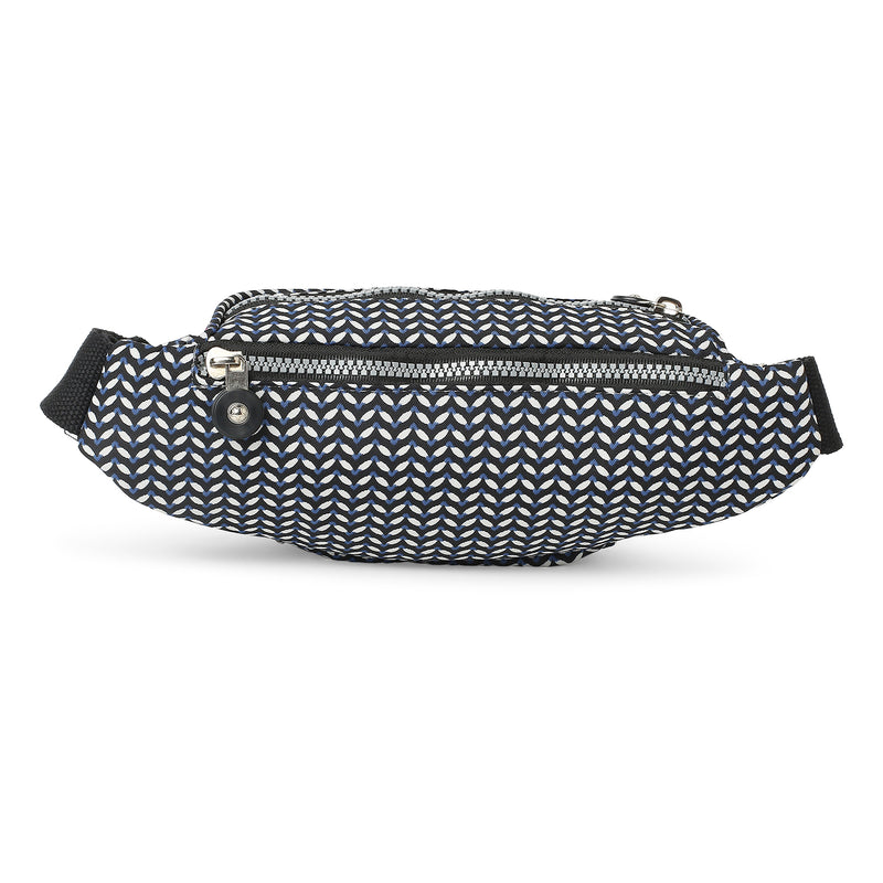 BAOMI CRINKLE WAIST BAG Range Black & White Soft One Size Waist Bag