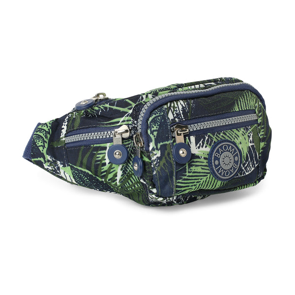 BAOMI CRINKLE WAIST BAG Range Blue & Green Soft One Size Waist Bag