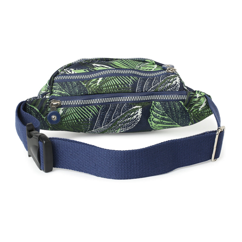 BAOMI CRINKLE WAIST BAG Range Blue & Green Soft One Size Waist Bag