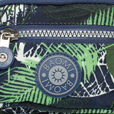 BAOMI CRINKLE WAIST BAG Range Blue & Green Soft One Size Waist Bag