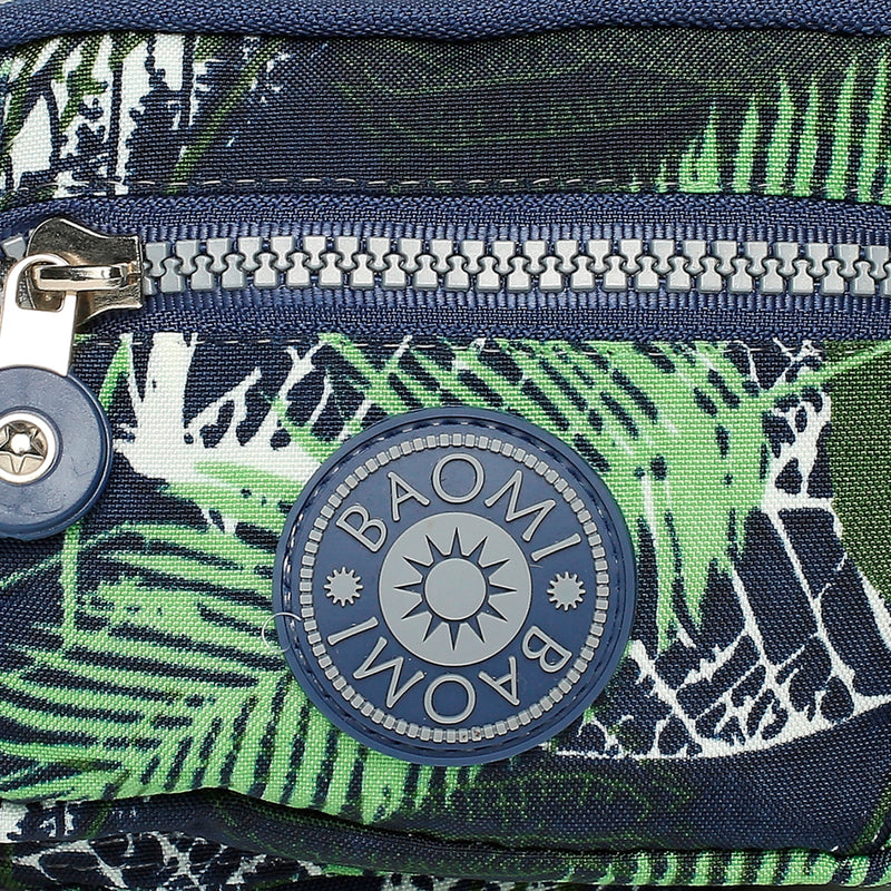 BAOMI CRINKLE WAIST BAG Range Blue & Green Soft One Size Waist Bag