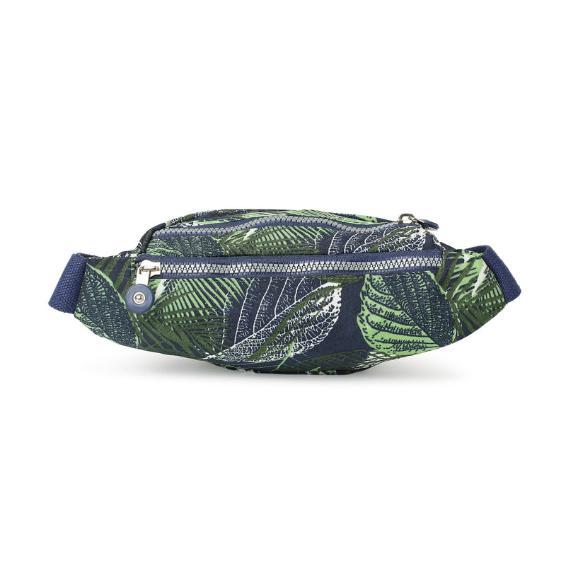 BAOMI CRINKLE WAIST BAG Range Blue & Green Soft One Size Waist Bag