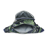 BAOMI CRINKLE WAIST BAG Range Blue & Green Soft One Size Waist Bag