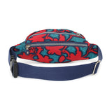 BAOMI CRINKLE WAIST BAG Range Red & Green Soft One Size Waist Bag
