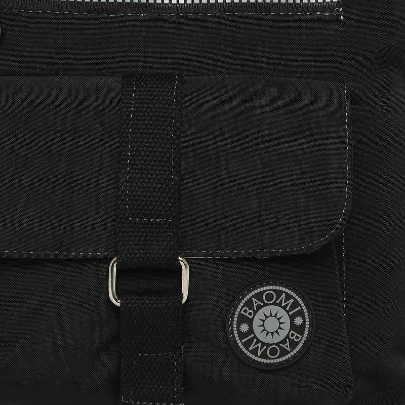 BAOMI CRINKLE SHOULDER BAG Range Black Soft One Size Shoulder Bag