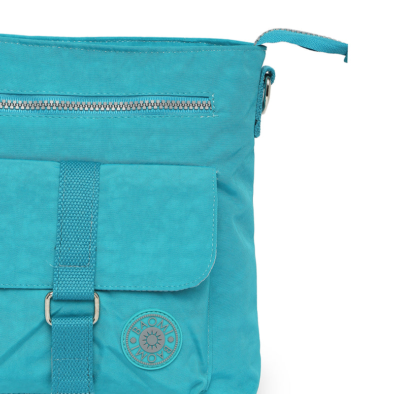 BAOMI CRINKLE SHOULDER BAG Range Blue Soft One Size Shoulder Bag