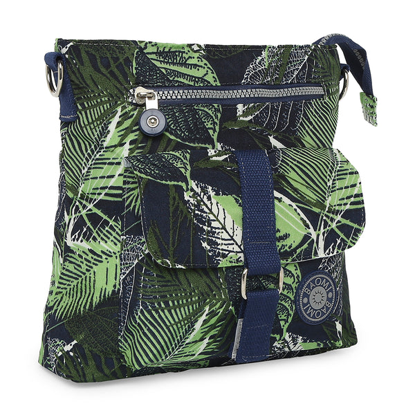 BAOMI CRINKLE SHOULDER BAG Range Blue & Green Soft One Size Shoulder Bag