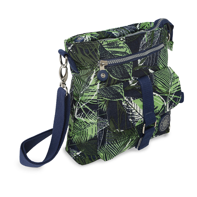 BAOMI CRINKLE SHOULDER BAG Range Blue & Green Soft One Size Shoulder Bag