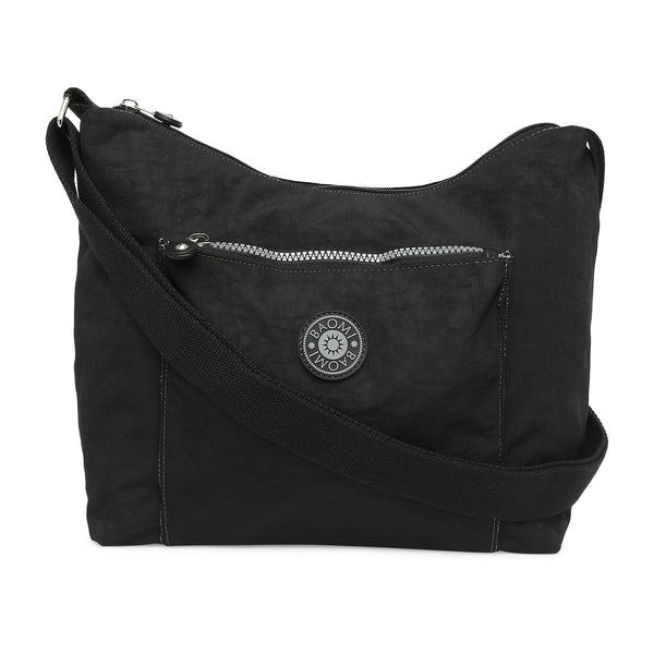 BAOMI CRINKLE SHOULDER BAG Range Black Soft One Size Shoulder Bag