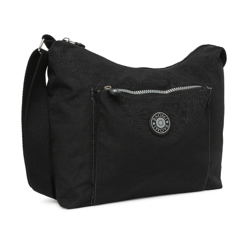 BAOMI CRINKLE SHOULDER BAG Range Black Soft One Size Shoulder Bag