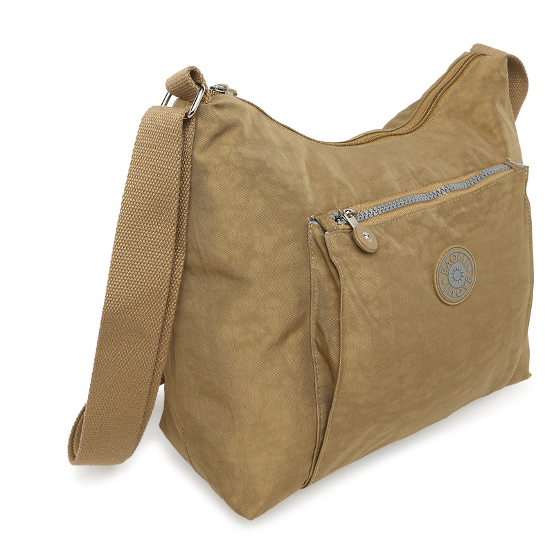 BAOMI CRINKLE SHOULDER BAG Range Dark Yellow Soft One Size Shoulder Bag