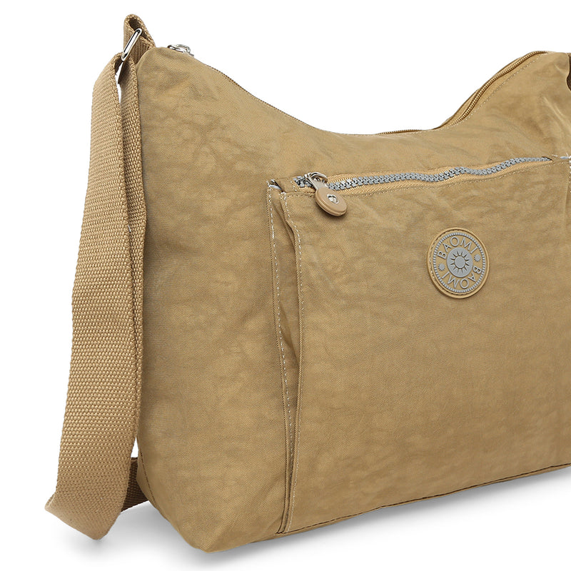 BAOMI CRINKLE SHOULDER BAG Range Dark Yellow Soft One Size Shoulder Bag