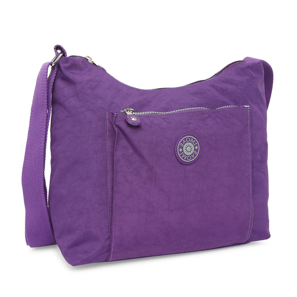 BAOMI CRINKLE SHOULDER BAG Range Purple Soft One Size Shoulder Bag