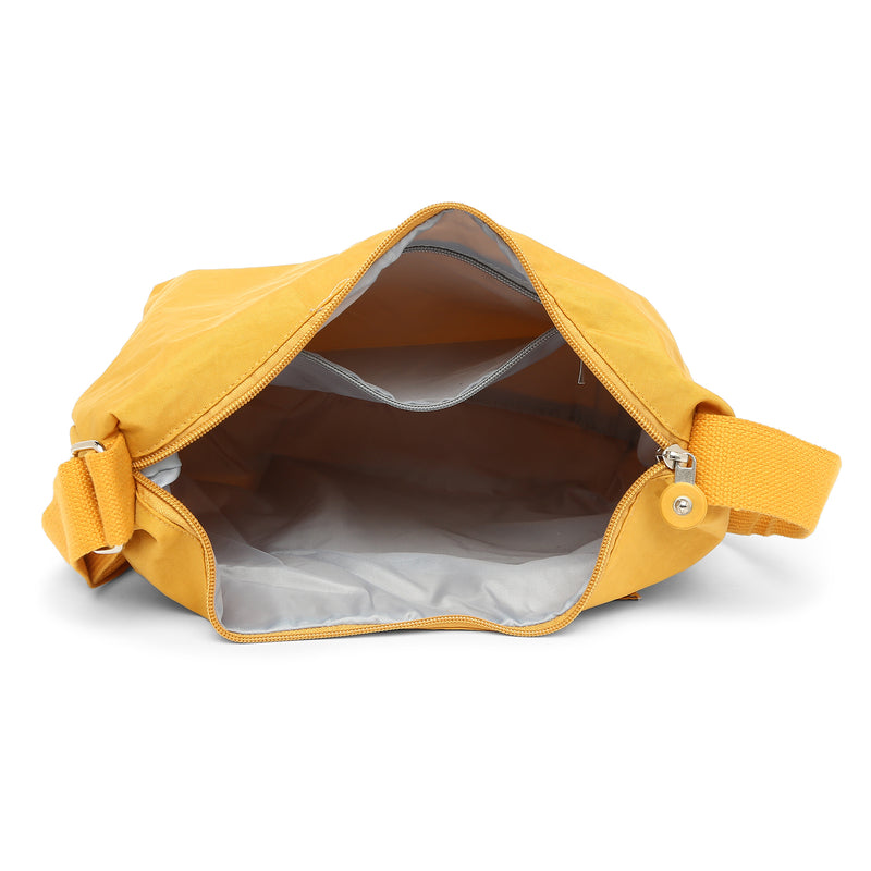 BAOMI CRINKLE SHOULDER BAG Range Yellow Soft One Size Shoulder Bag