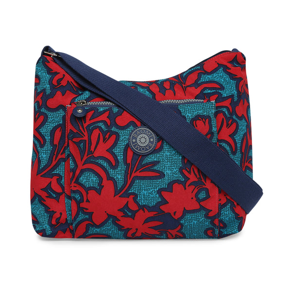 BAOMI CRINKLE SHOULDER BAG Range Red & Green Soft One Size Shoulder Bag