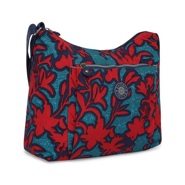 BAOMI CRINKLE SHOULDER BAG Range Red & Green Soft One Size Shoulder Bag