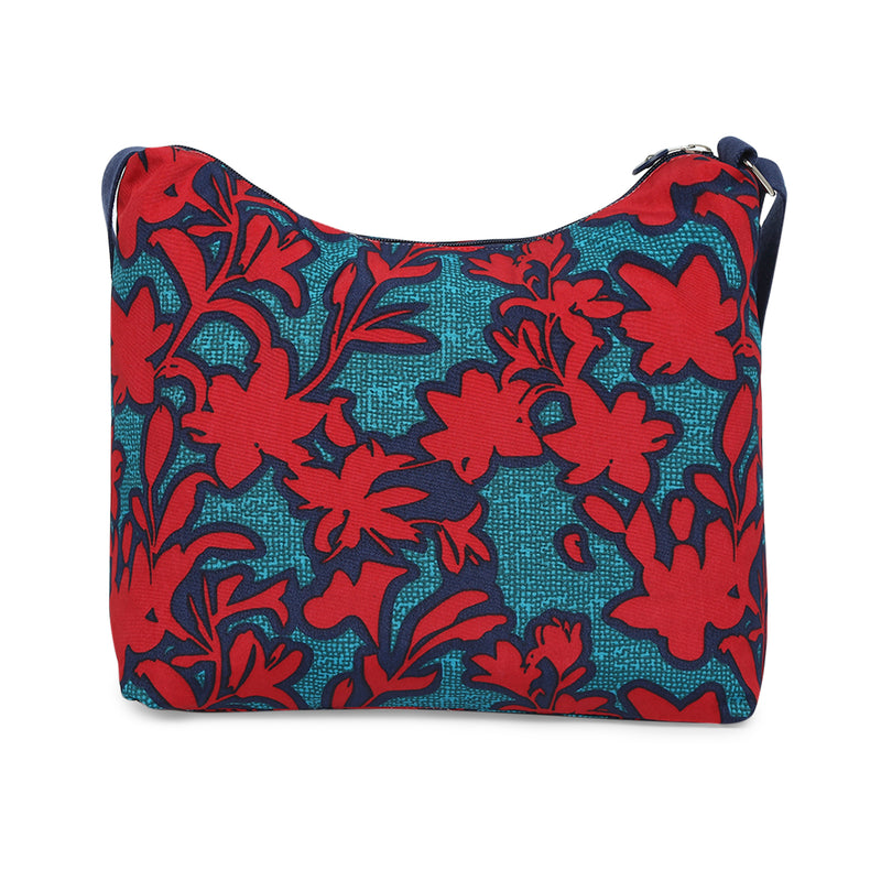 BAOMI CRINKLE SHOULDER BAG Range Red & Green Soft One Size Shoulder Bag