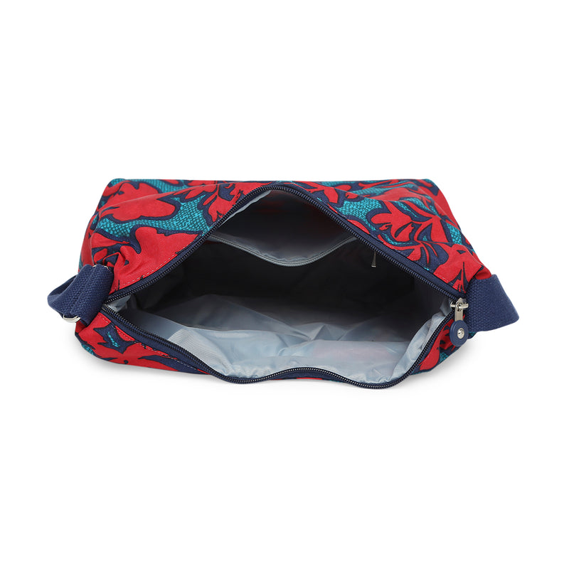 BAOMI CRINKLE SHOULDER BAG Range Red & Green Soft One Size Shoulder Bag