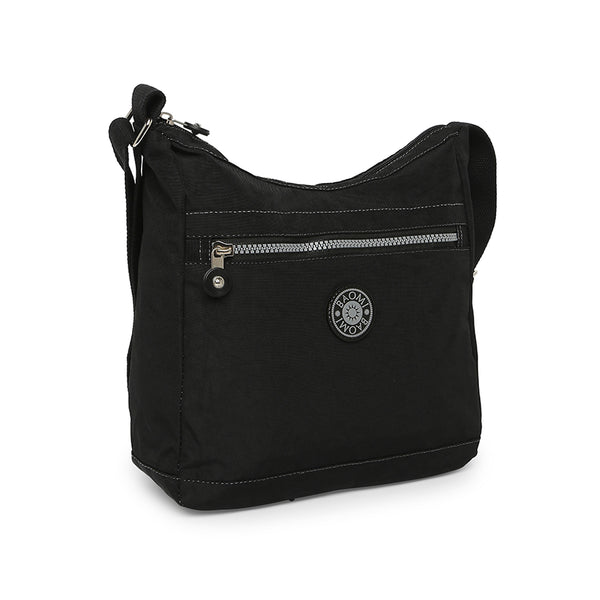 BAOMI CRINKLE SHOULDER BAG Range Black Soft One Size Shoulder Bag