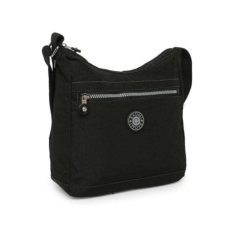 BAOMI CRINKLE SHOULDER BAG Range Black Soft One Size Shoulder Bag