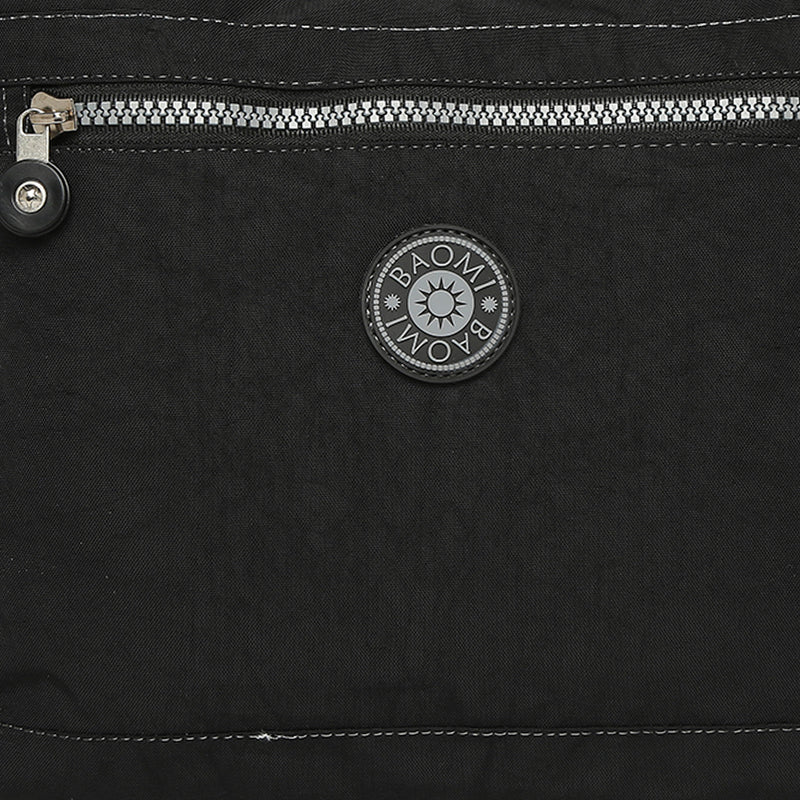 BAOMI CRINKLE SHOULDER BAG Range Black Soft One Size Shoulder Bag