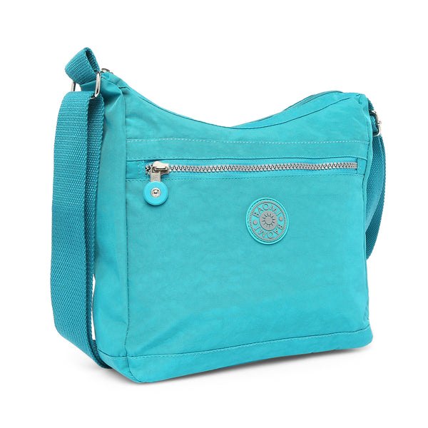 BAOMI CRINKLE SHOULDER BAG Range Blue Soft One Size Shoulder Bag