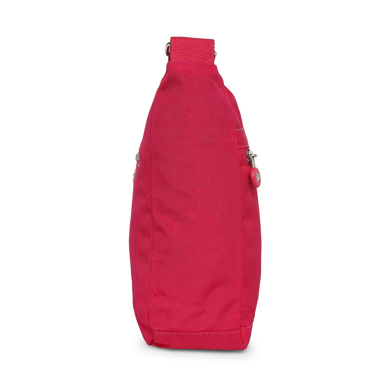 BAOMI CRINKLE SHOULDER BAG Range Fuchsia Red Soft One Size Shoulder Bag