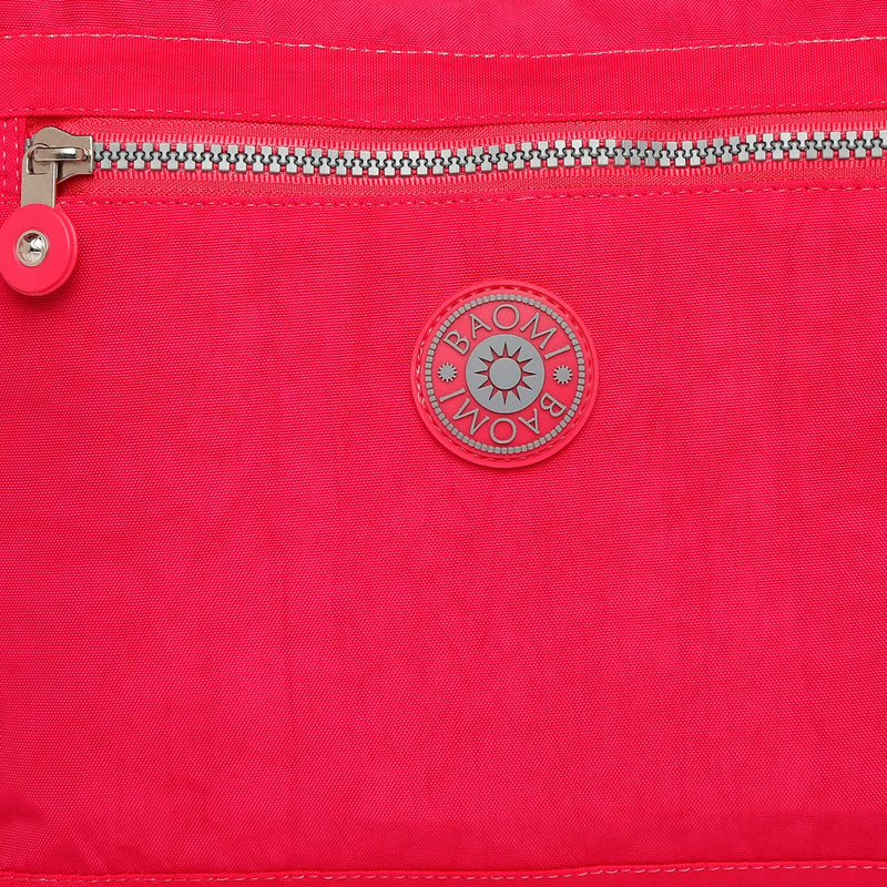 BAOMI CRINKLE SHOULDER BAG Range Fuchsia Red Soft One Size Shoulder Bag